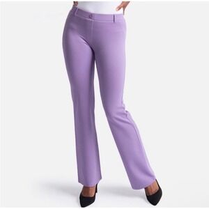 Betabrand‎ XS Petite Purple Dress Pant Yoga Pants Bootcut Career Work